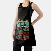 Ich bin ein glückliches Geschenk für Ehefrau-Liebh Schürze (InSitu)