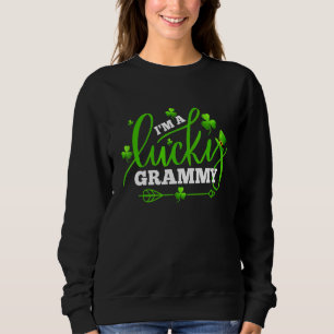 Ich bin ein glückliches Grammy Kleeblatt St Patric Sweatshirt