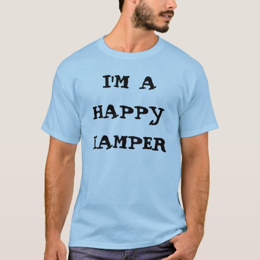 Ich bin EIN GLÜCKLICHES KAMPER T-Shirt (Vorderseite)