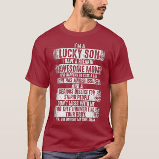 Ich bin ein Glückspilz, weil ich einen verdammt to T-Shirt