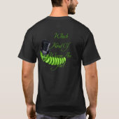 Ich bin ein Glühen-Wurm! T-Shirt (Rückseite)
