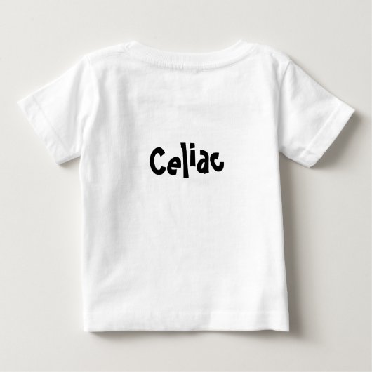 Ich bin ein Gluten freigebe Küken! Baby T-shirt (Rückseite)