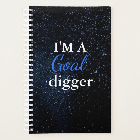 Ich bin ein Goal Digger Planner Planer (Vorderseite)
