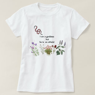 Ich bin ein Gott aber Er ist ein Atheist T-Shirt