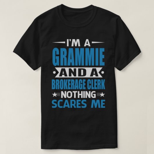 Ich bin ein GRAMMIE und ein Maklerbetreuer nichts T-Shirt (Design vorne)