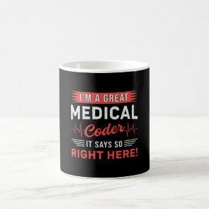 Ich bin ein großartiger ICD-Programmierer für medi Kaffeetasse