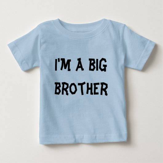 Ich bin ein großer Bruder Baby T-shirt (Vorderseite)
