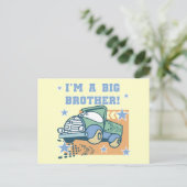 Ich bin ein großer Bruder - Lkw-Hemden und Geschen Postkarte (Stehend Vorderseite)