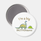 Ich bin ein großer Brüdersaurus Magnet (Vorderseite/Rückseite)