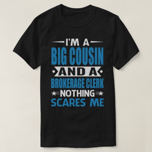 Ich bin ein großer COUSIN und Maklerangestellter. T-Shirt (Design vorne)