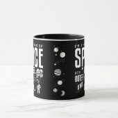 Ich bin ein großer Fan des Weltraums sowohl außen Tasse (Zentrum)