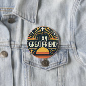 Ich bin ein großer Freund-Button Button (Beispiel)