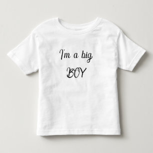 Ich bin ein großer Junge Kleinkind T-shirt