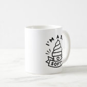Ich bin ein großer Softy Kaffeetasse (VorderseiteRechts)