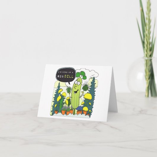 Ich bin ein großer Teufel - ein Bio Gartendesign Karte (Vorderseite)