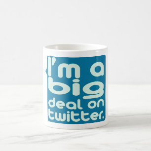 Ich bin ein großes Abkommen auf Twitter Kaffeetasse