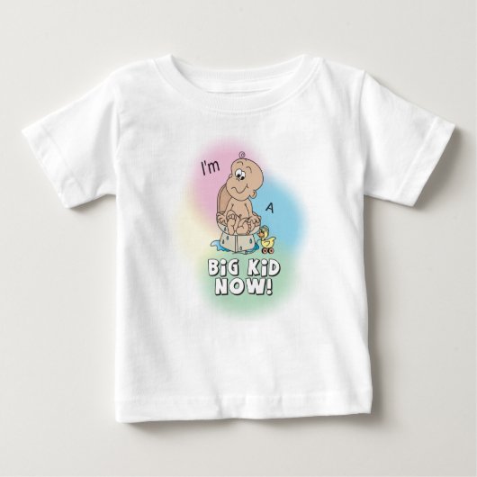 Ich bin ein großes Kind jetzt Baby T-shirt (Vorderseite)
