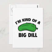 Ich bin ein großes Problem Postkarte (Vorne/Hinten)