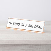 Ich bin ein Großhandelsplatz Schreibtischnamensplakette (Vorderseite )