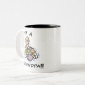 Ich bin ein Großvater-T-Shirts und Geschenke Zweifarbige Tasse (Vorderseite Links)
