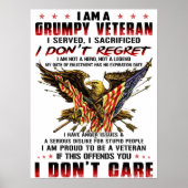 Ich bin ein Grumpy Veteran Poster (Vorne)