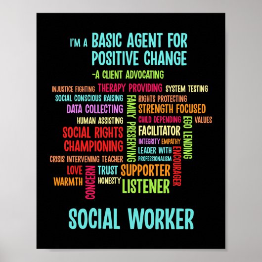 Ich bin ein grundlegender Agent für Geschenke von Poster (Vorne)