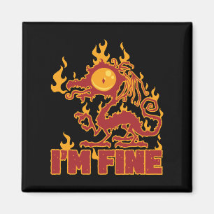 Ich bin ein guter Brenndrache Magnet