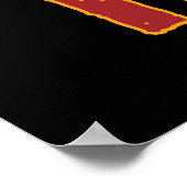 Ich bin ein guter Brenndrache Poster (Ecke)