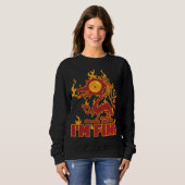 Ich bin ein guter Brenndrache Sweatshirt (Vorne ganz)