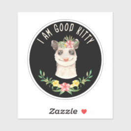 Ich bin ein guter Kitesfreund Niedliches Possum-Lo Aufkleber