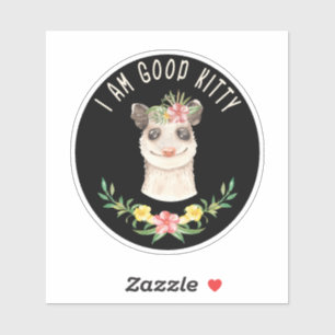 Ich bin ein guter Kitesfreund Niedliches Possum-Lo Aufkleber