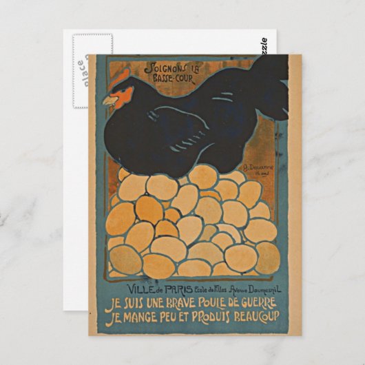 Ich bin ein guter Krieg Postkarte (Vorne/Hinten)