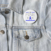 Ich bin ein guter Mastozytose-Krieger Button (Beispiel)