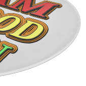 "Ich bin ein guter Mensch" Niedliches Design. Jetz Schneidebrett (Ecke)