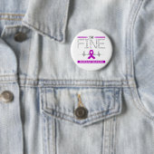 Ich bin ein guter Migräne-Krieger Button (Beispiel)
