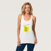 Ich bin ein guter Post-it-Hinweis Tank Top (Vorderseite Vollansicht)