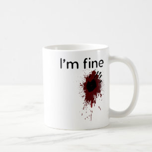 Ich bin ein guter Spritzer und eine blutige Hand-D Kaffeetasse