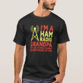 Ich bin ein Ham Radio Opa Amateur Radio Operator T-Shirt (Vorderseite)
