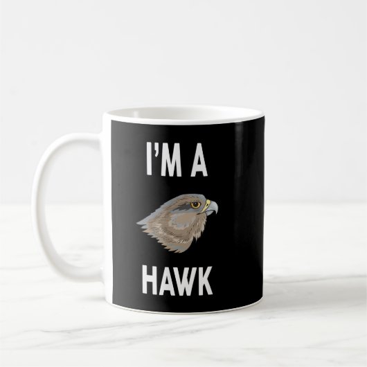 Ich bin ein HAWK Funny HAWK Kaffeetasse (Links)