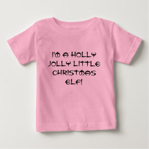 Ich bin ein heilig fröhlicher kleiner Weihnachtsel Baby T-shirt