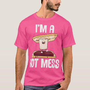 Ich bin ein heißer Messe-Funny Smores Camp S'Mores T-Shirt
