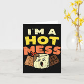 Ich bin ein heißes Durcheinander Marshmallow Smore Karte (Gelbe Blume)