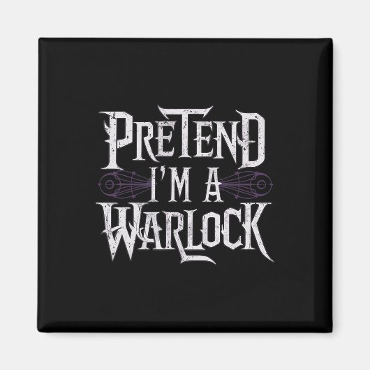 Ich bin ein Hexenmeister Magnet (Vorne)