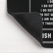 Ich bin ein Hexenmeisterhaus-Heidenkostüm Mousepad (Ecke)