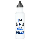 Ich bin ein Hinterwäldler Edelstahlflasche (Links)