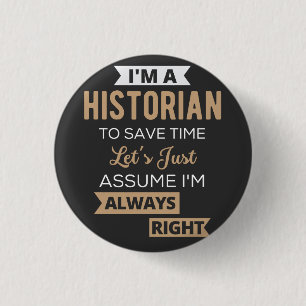 Ich bin ein Historiker, um Zeit Retten. Lass uns e Button