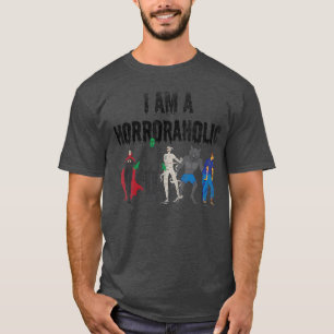 Ich bin ein Horroraholic Horrorfilm-Liebhaber Vint T-Shirt
