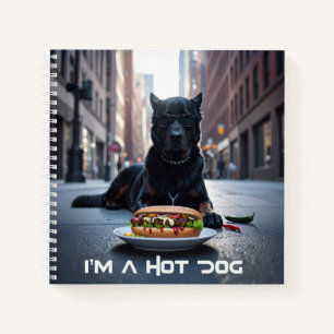 ICH BIN EIN HOT DOG - CHILI DOG - NOTIZBLOCK