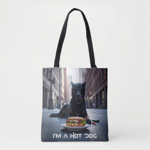 ICH BIN EIN HOT DOG - CHILI DOG - TASCHE