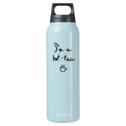 Ich bin ein Hot-Tee - Custom Thermo (0,5 l), Aquam Isolierte Flasche (Vorderseite)